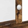 Makeup Table with Storage Brown 79 x 41 x 140 cm Engineered Wood