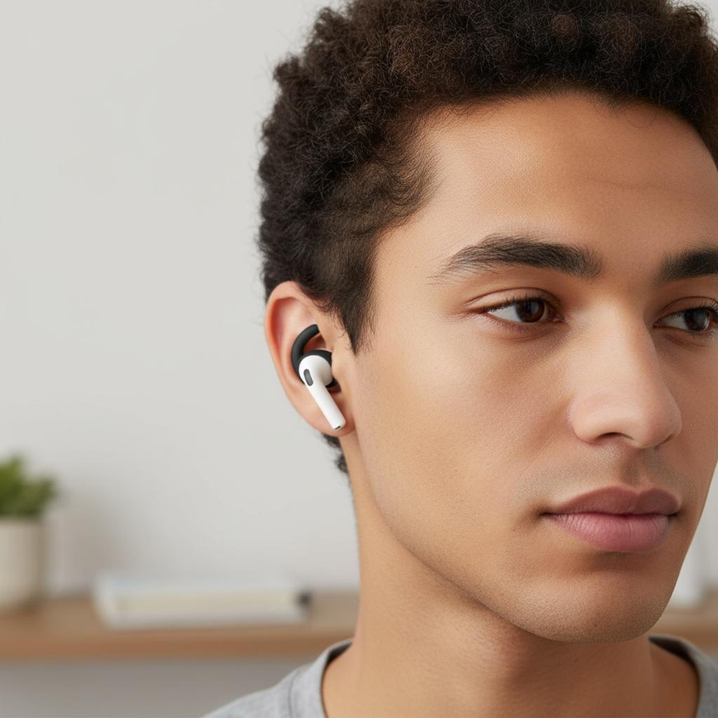 1/5Pair Soft Silicone Ear Pads Eartips Earphone Silicone Case In-ear Earbuds For 4 In Ear Earphones