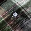 Spring Autumn Men's Checkered Hooded Shirt Man Casual Loose Button Up Plaid Shirts