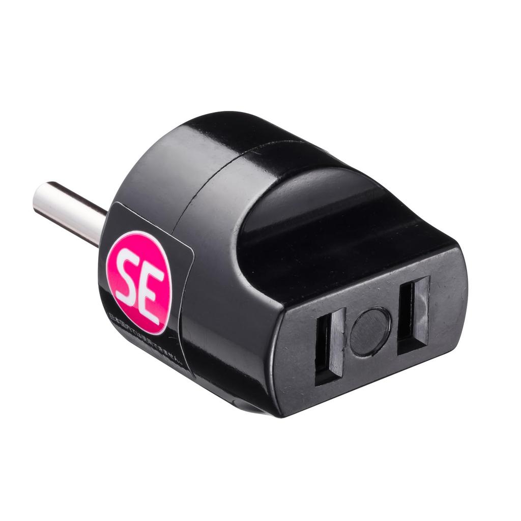 Adaptér pro konverzi zásuvek Sanwa Supply pro zámořské zásuvky SE (Německo, Nizozemsko, Španělsko atd.) TR-AD21