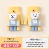 Winter Children's Thermal Gloves Knitted Half-finger Flip Cute Cartoon Bear Boys and Girls Elementary School Students Writing Gloves
