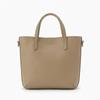 Top hand-held leather mini handbag, small square bag with detachable shoulder strap, versatile crossbody bag for commuting