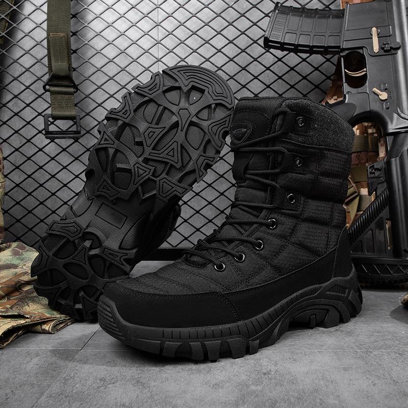 Outdoor hikers large size combat boots field training tactical boots high top new autumn and winter