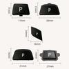 Car Gear Lever Auto Parking Button Letter P Cap for BMW G Chassis Series, Left Driving