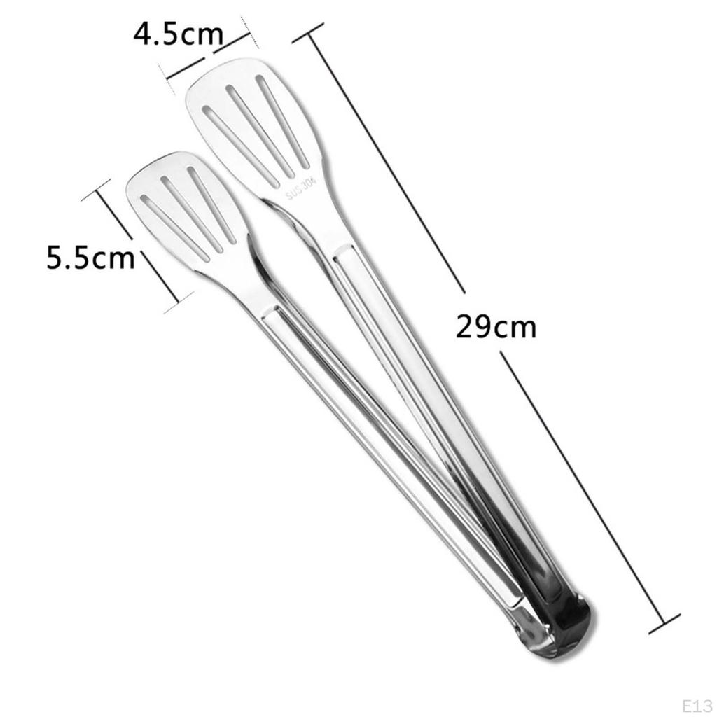 Durable Stainless Steel Kitchen Tongs - Essential Tool for Grilling and Baking