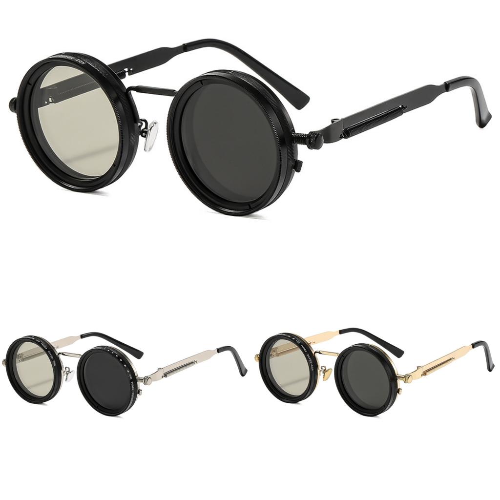 Manual Rotation Adjustable Brightness Sunglasses Neutral Fashion UV-resistant Fishing Light-reducing Eyewear