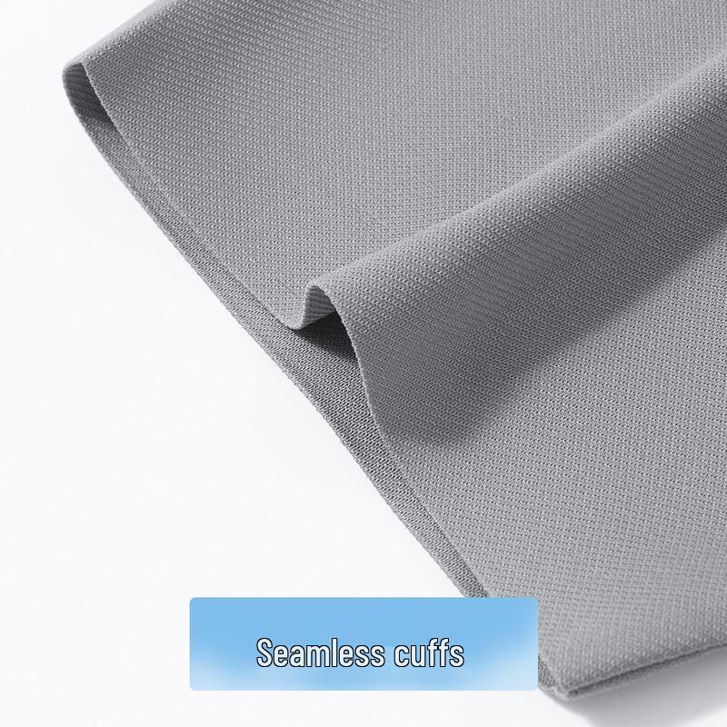 Futing Men's Silk Blend Breathable Short Sleeve Business Shirt