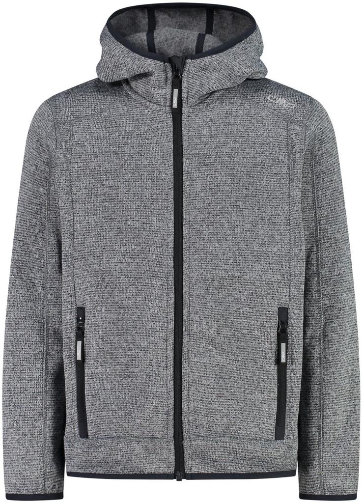 Куртка для мальчика CMP Флисовая куртка Fix Hood (3H60844) Kapuzenjacke Fix Hood 3H60844-31ZH ice titanio schwarz