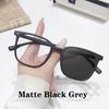 New Pochromic Square Sunglasses Rectangle Fashion Women Men Shades Sun Glasses for Female Male Traveling Oculos Plain Glasses