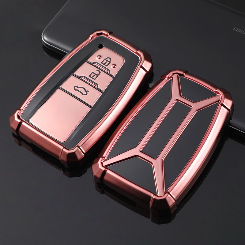 Toyota Key Case Cover for Highlander, Corolla, Crown, Prado, Camry, and Levin Models