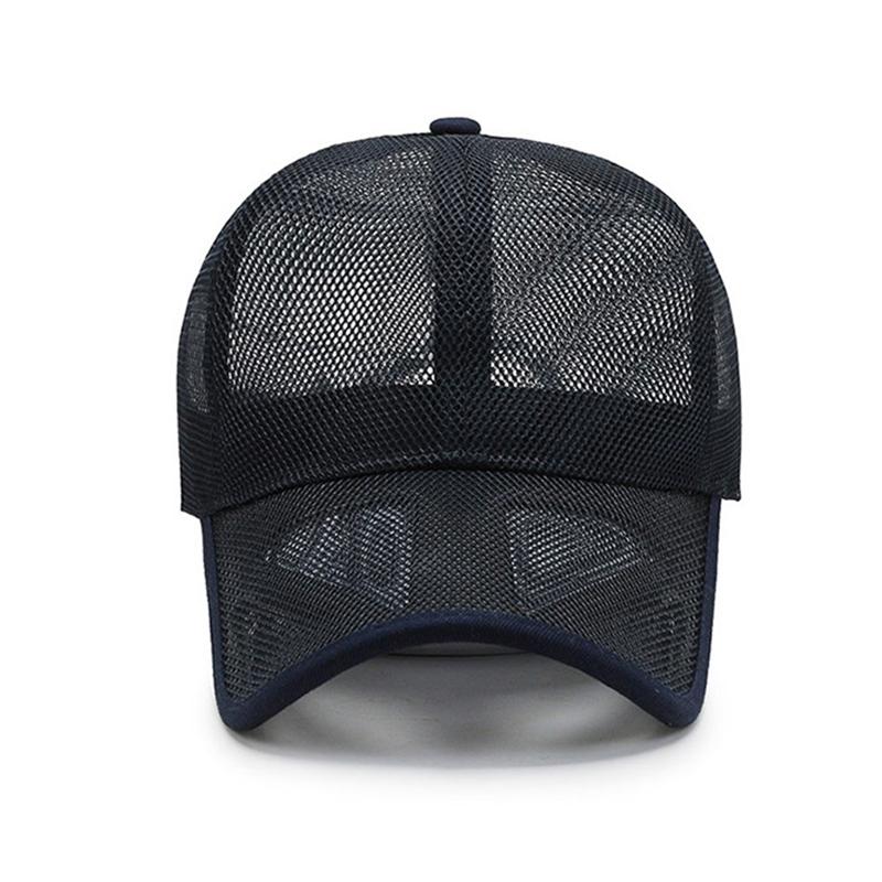 Șapcă de baseball de vară cu plasă completă, unisex, camioneta, capace de camioneta, bărbați, pălărie de pescuit, uscată rapid, golf, alergare, pălărie reglabilă, snapback