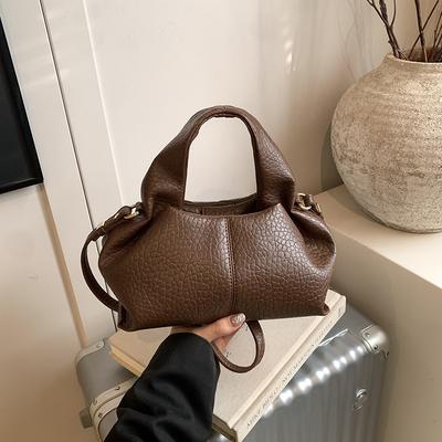 Bolsa de Mão Nuvem da Moda, Bolsa Transversal, Bolsa de Ombro Casual para o Dia a Dia, Bolsa em Formato de Bolinho