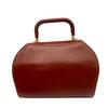 Used BALLY Handbag Top Handle bagHandbag Brown/gold Leather Women