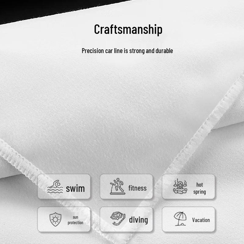 Custom Printed Microfiber Beach & Bath Towel - Soft, Breathable, Water-Absorbent Shawl