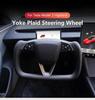 Handle For Tesla Model 3 Highland 2026 Yoke Steering Wheel Alcantara/Nappa Leather Car Racing Model 3 Highland 2024 2025