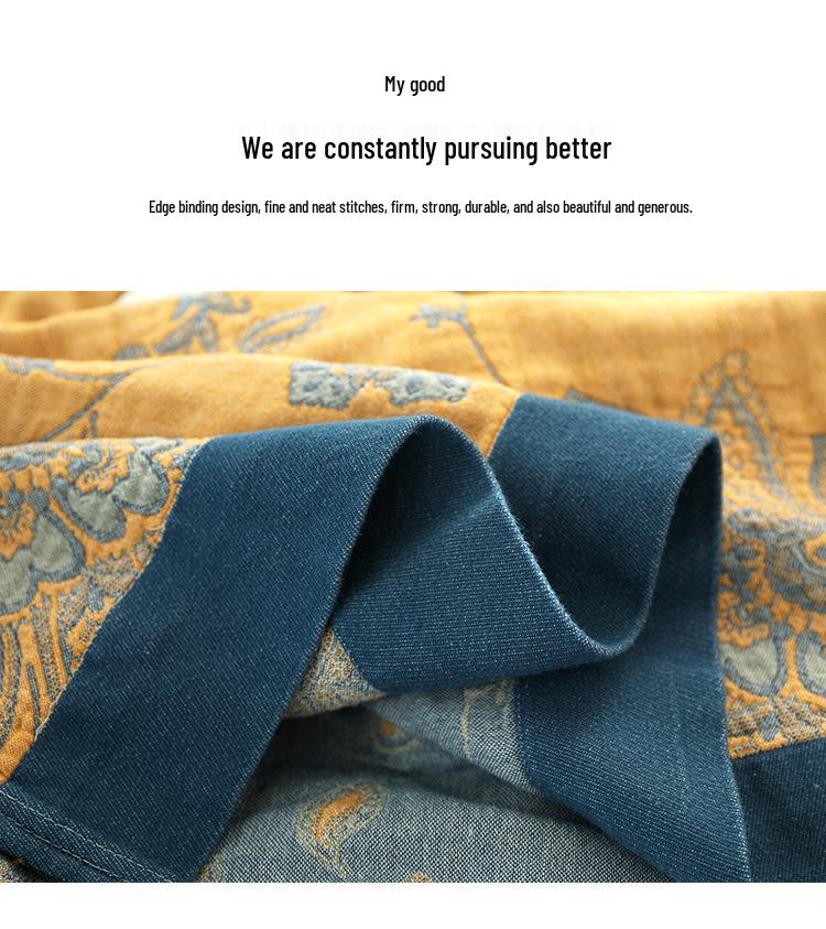 Five-Layer Cotton Gauze Blanket - Summer Quilt for Kids & Adults