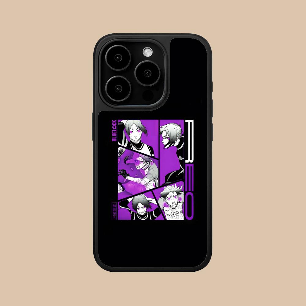 Blue Lock Reo Mikage Matte Surface  Mobile Phone Case for iPhone 17 16 15 14 13 12 11 Air Pro Max Plus Colorful Cover