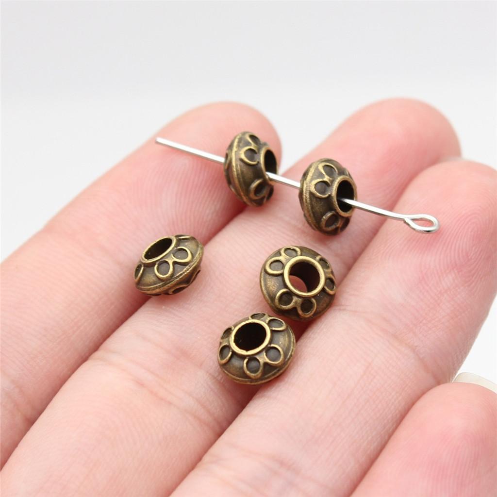 Zubehörteile Endperlen Kappen Abstandshalter Kinder Schmuckmaterialien QA015