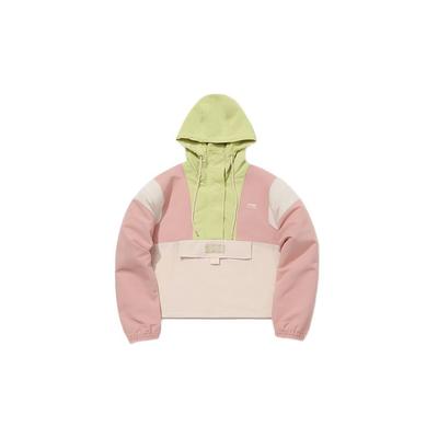 Li Ning Fashion Serie Lockere Sportjacke Damenjacken Nebelrosa AFDQ274-1