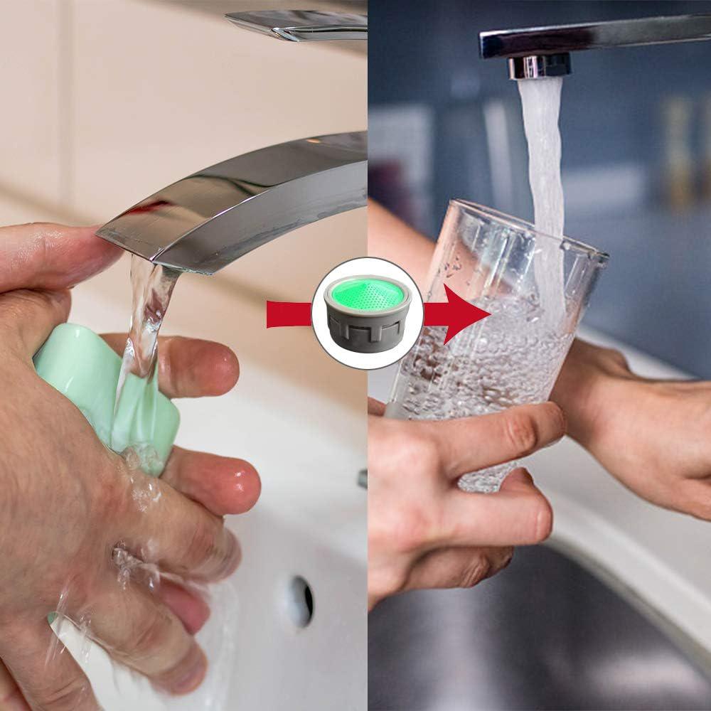 10Pcs Faucet Aerator Faucet Flow Restrictor Replacement Parts Faucet Accessories for Bathroom Kitchen