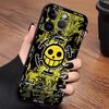 Anime One Characters Piece Black Soft Phone Cover Case for iPhone13 12 11 17 Pro Max 15 16 14 Plus 17Air XS XR