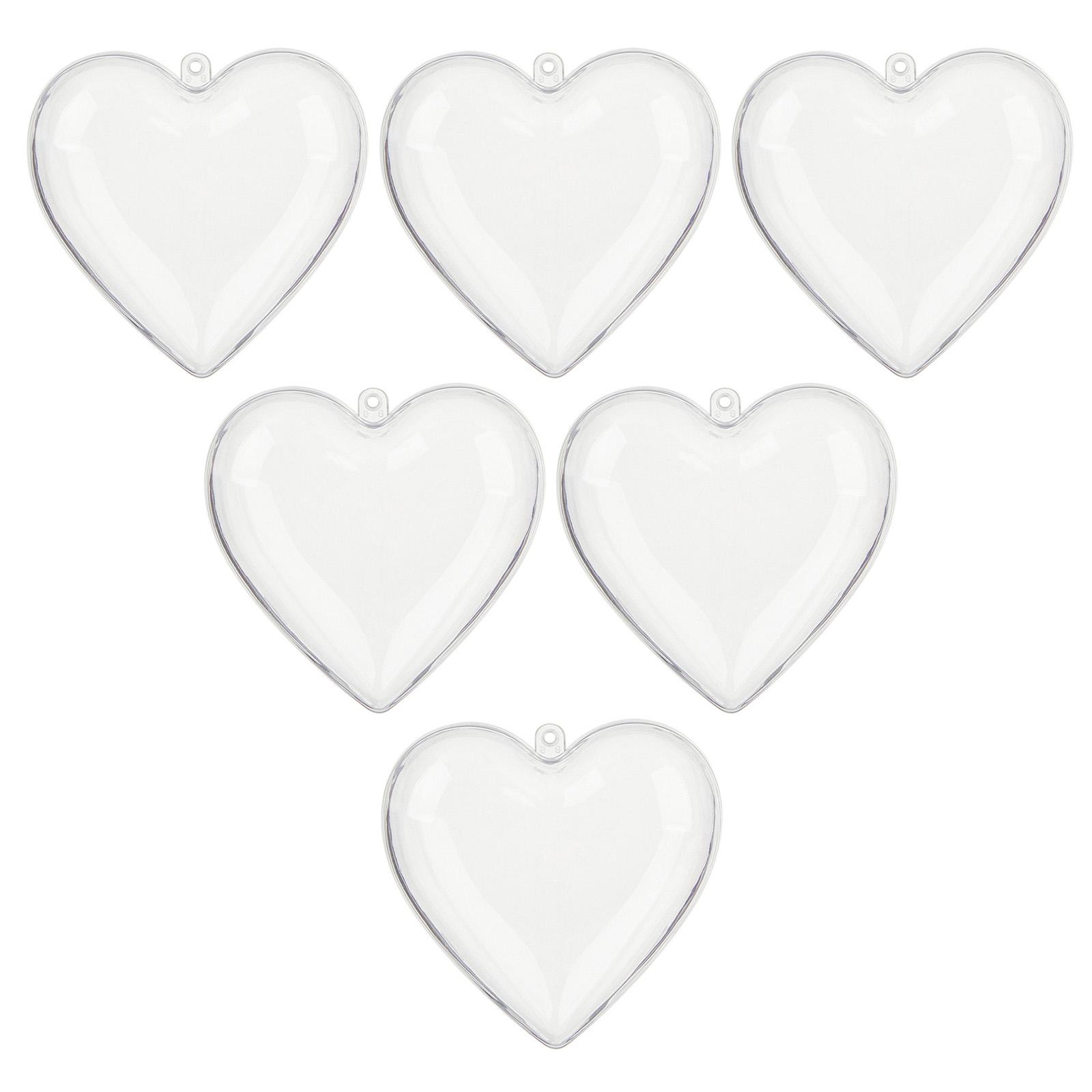 

Набор из 6 прозрачных пластиковых заполняемых шаров, подвески на елку, фестивальное украшение для дома и мероприятий B