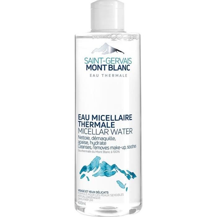 Eau Micellaire - Saint Gervais - Hydratation Visage - 400 Ml - Hypoallergénique - Peaux Sensibles