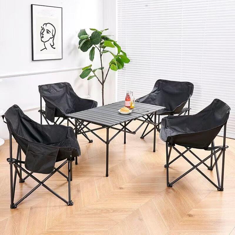 Portable Outdoor Moon Chair & Table Set