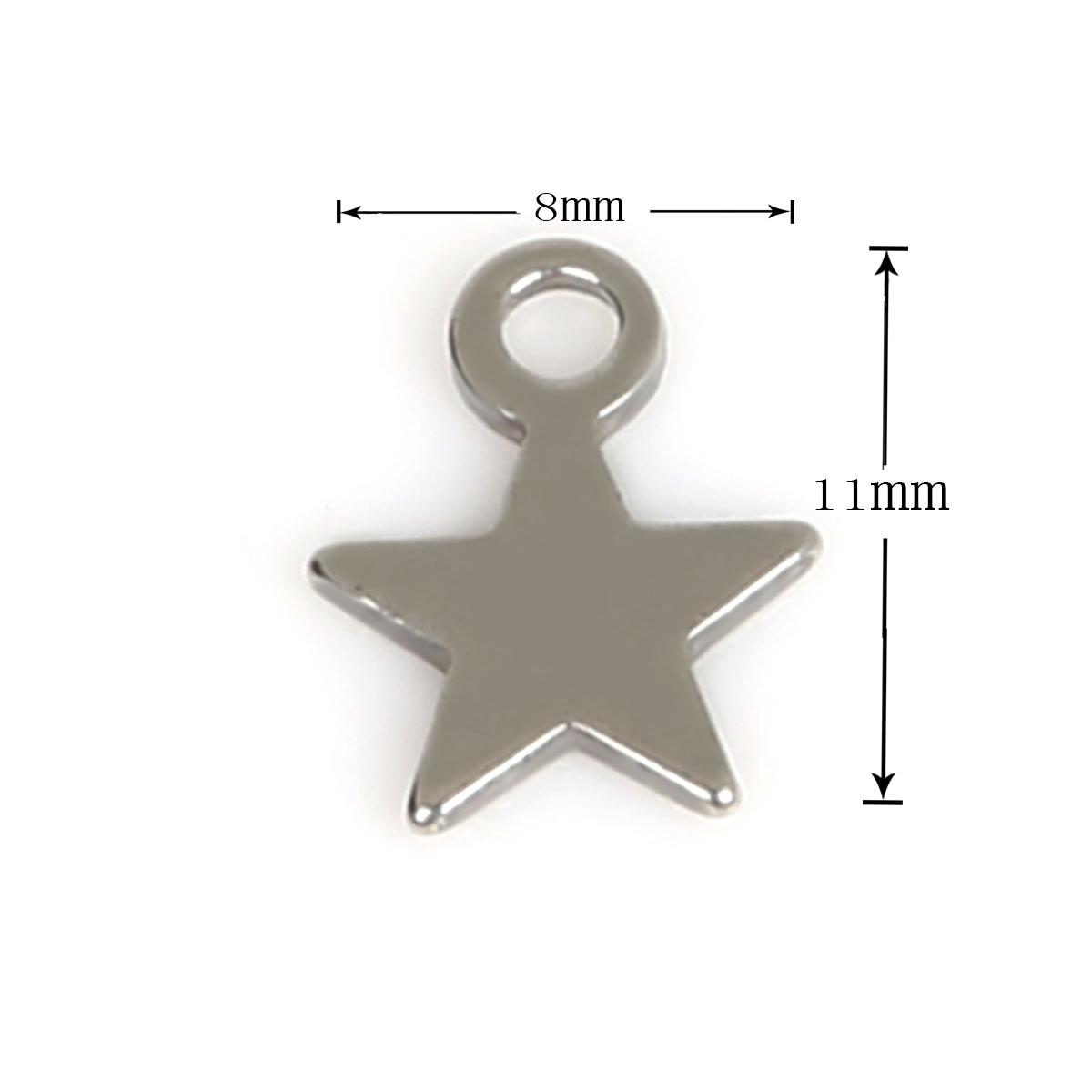 

50 шт. геометрический кулон из нержавеющей стали, подвески для женщин и детей, ожерелье, браслет, аксессуары для изготовления ювелирных изделий своими руками