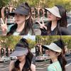 Summer Uv Sun Hat With Breathable Ice Silk Material And Large Brim For Womens Sun Protection And Style