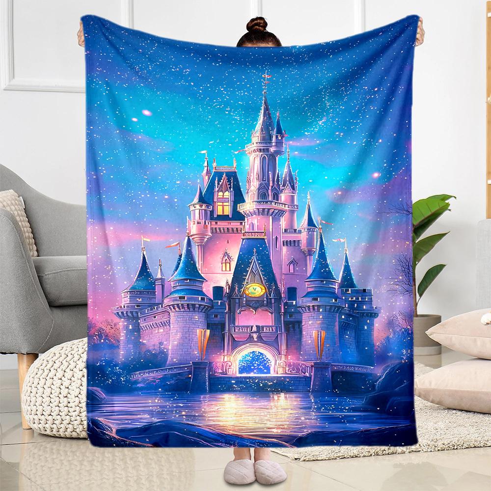 Winter Snowman Adventure Blanket Soft Warm Cozy Suitable for Seaside Chair Couch Four Seasons Universal Warmthful Decor