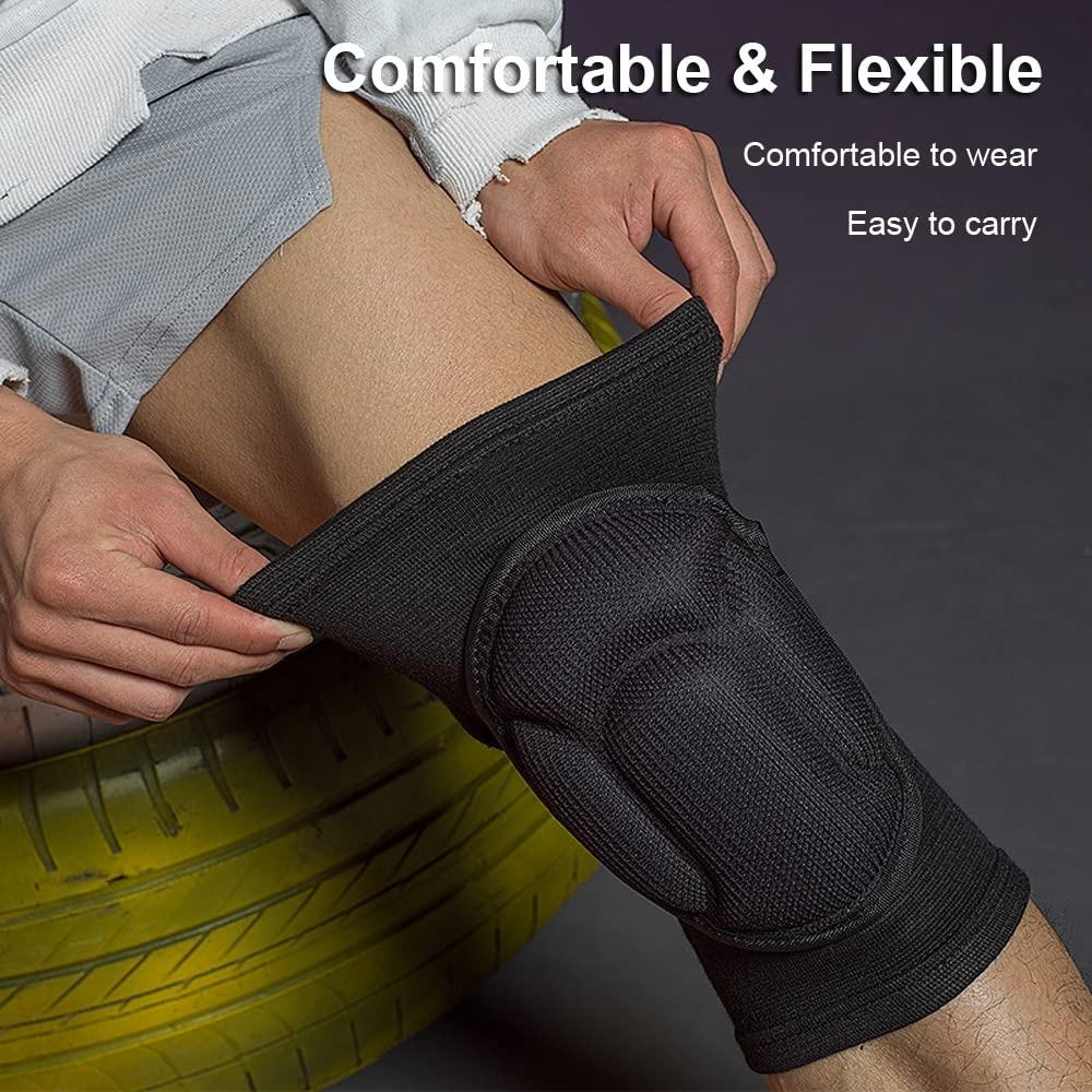 Volleyball Knee Pad  Non-Slip Thickening Anti-Collision Sports Knee Pad Elastic Breathable Knee Brace Ideal Dancing Football Hiking Basketball