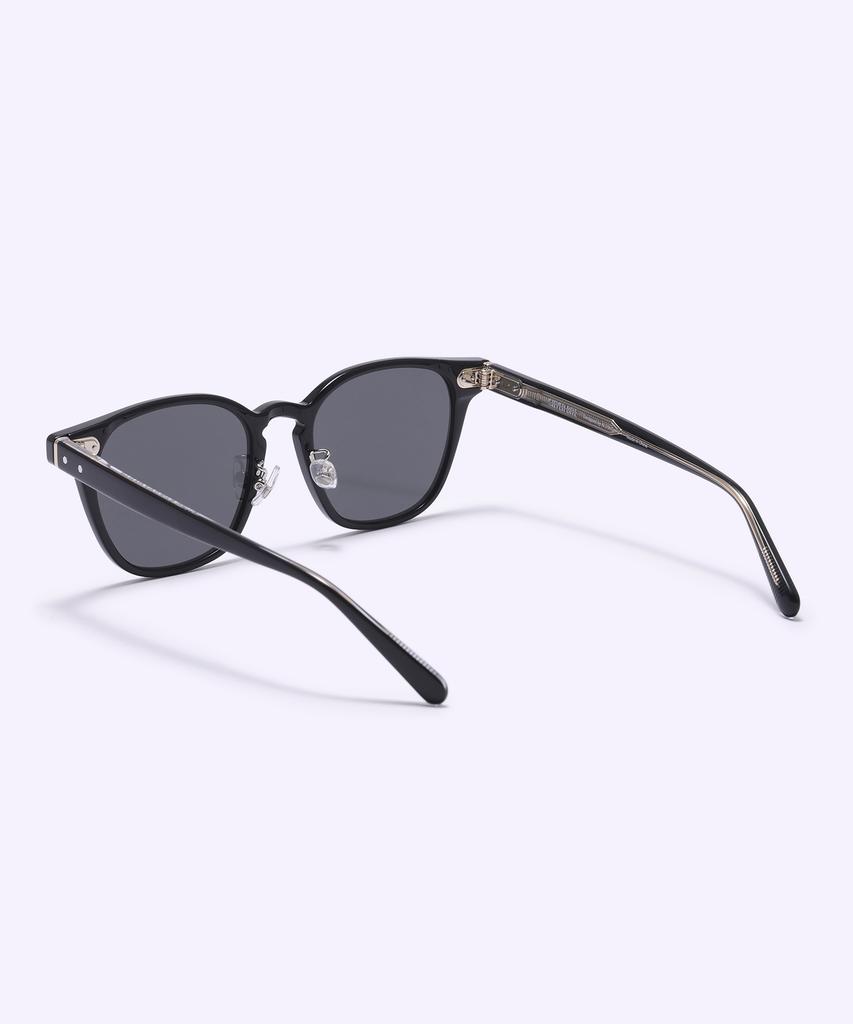 Alloaiweeo [Silverbite] Sbs1601 0920G Acetate Square Black Sunglasses