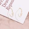 Exaggerated European & American Face Stud Earrings: Fashionable, Versatile, Cold Style Design