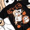Umaru With Cat Himouto Umaru-chan Anime Lovers Shirt, Graphic Anime Tee, Manga Shirt, Japanese Anime T-Shirt Mens Kids