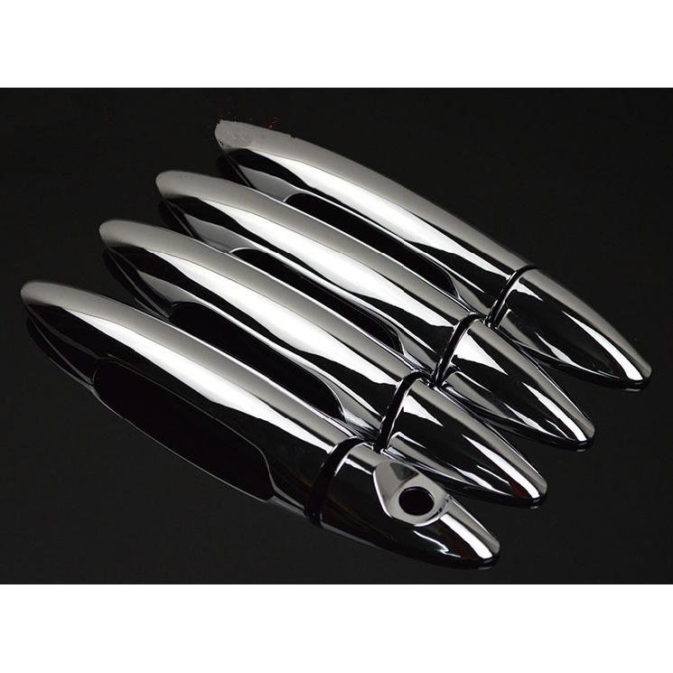 FUNDUOO For KIA K2 RIO 3 Sedan 2011 2012 2013 2014 2015  New Chrome Car Door Handle Cover Trim Sticker Accessories Free