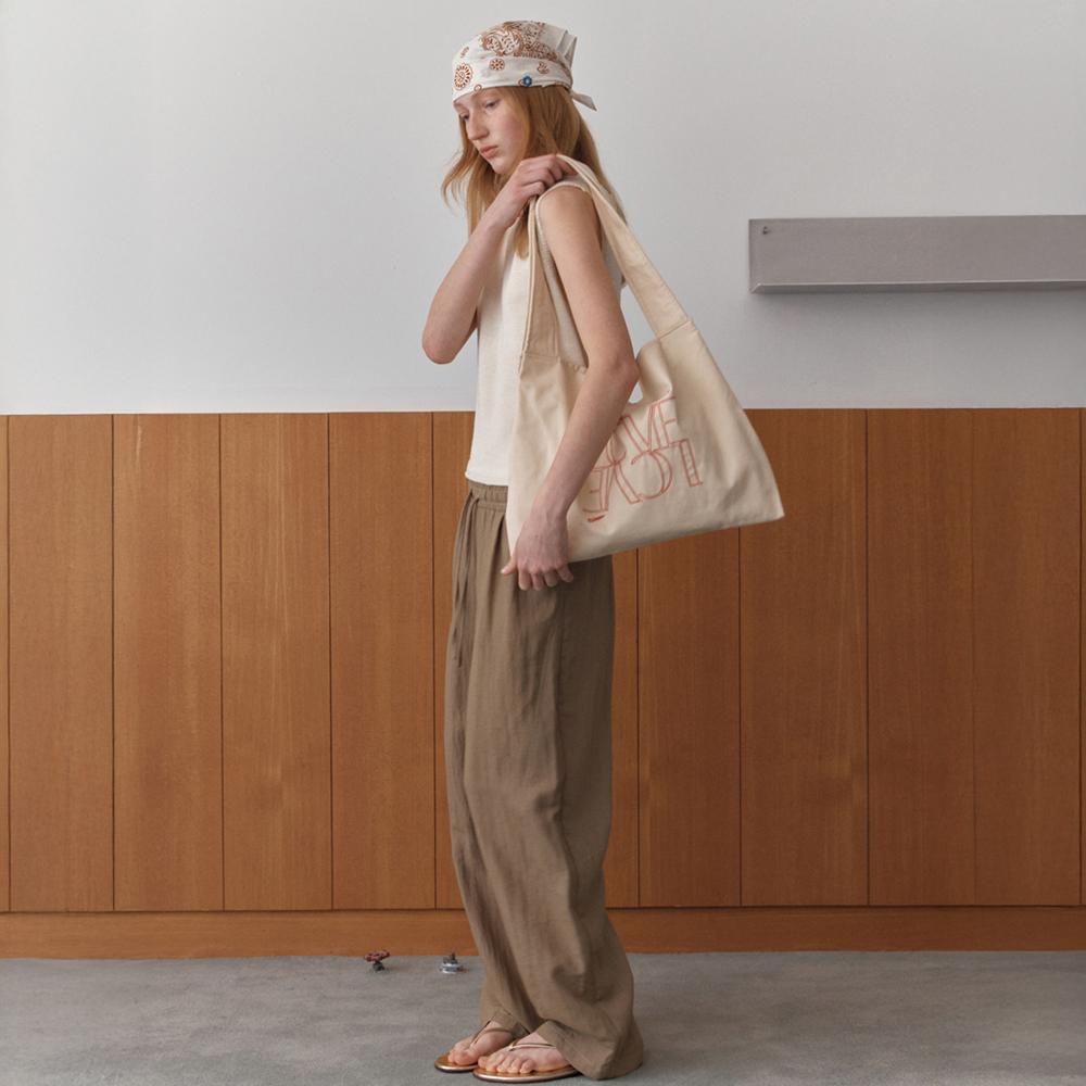 Lcve Lou Canvas Bag_Ivory