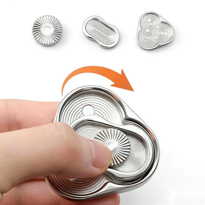 Triangle Magnetic Fidget Slider For Adults Edc Metal Finger Push Card Sensory Adhd  Gifts To And Anxiety