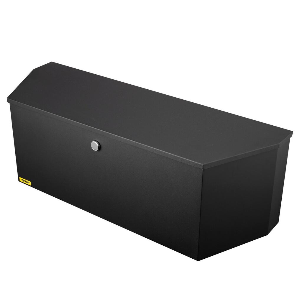 Trailer Tongue Tool Storage Box 36 x 12 x 12 inch Carbon Steel + Lock Keys
