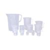 Transparent PP Measuring Beaker with Handle - Graduated Milliliter Cylinder, Thickened for Laboratory and Pesticide Use