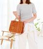 ZUCCHERO Women's Large Capacity Genuine Leather Shoulder Bag, 2-Way, Crossbody, B5 Size, Leather, 40072