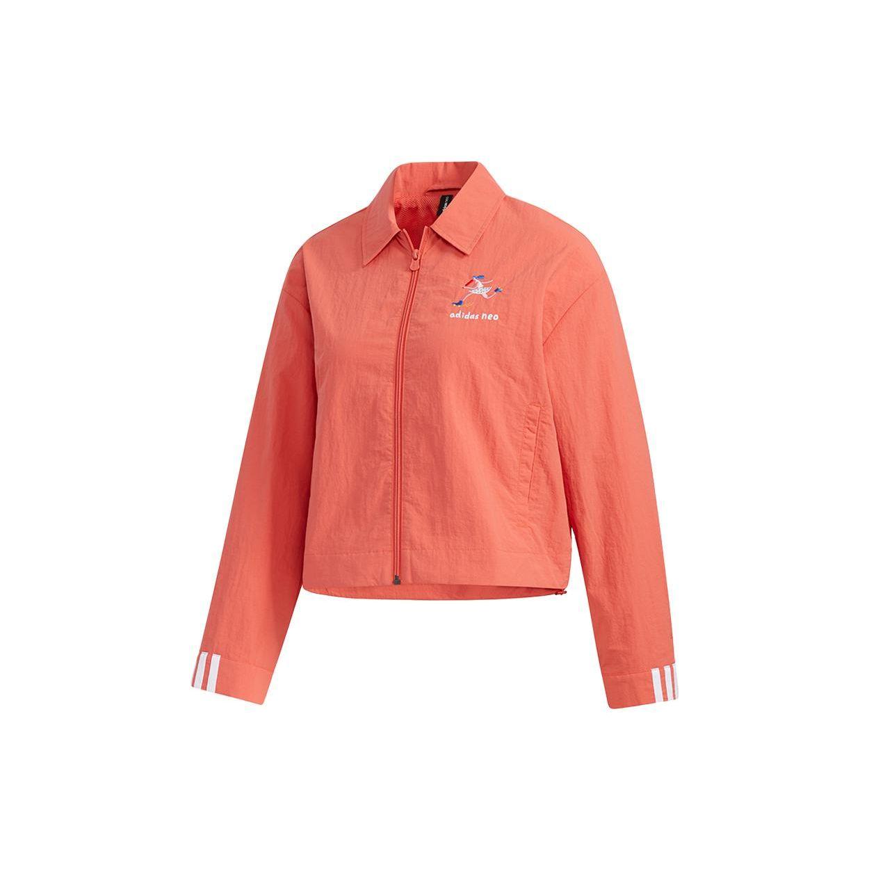 

Adidas Neo Short Sports Jacket Women Jackets Orange GP5811 XXL
