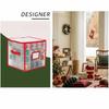 Convenient 64-Compartment Christmas Decoration Ball Storage Box Foldable Multi-Functional Storage Bag with Dividers Organizer