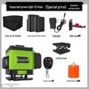 High Precision 12/16 Line Green Light Infrared Laser Level for Walls and Floors with Automatic Leveling