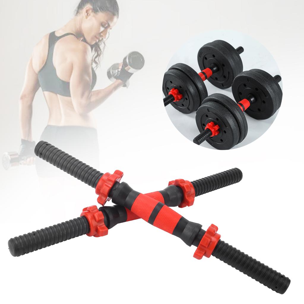 40cm Gryfy do hantli Uchwyty do hantli do podnoszenia ciężarów z 4 szt. nakrętek Sprzęt fitness