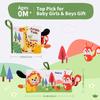 New 3D Visual Tail Cloth Book Rustle Sound Baby Tear Resistant Early Learning Educational Montessori Toys 0-12 Months Baby Gifts