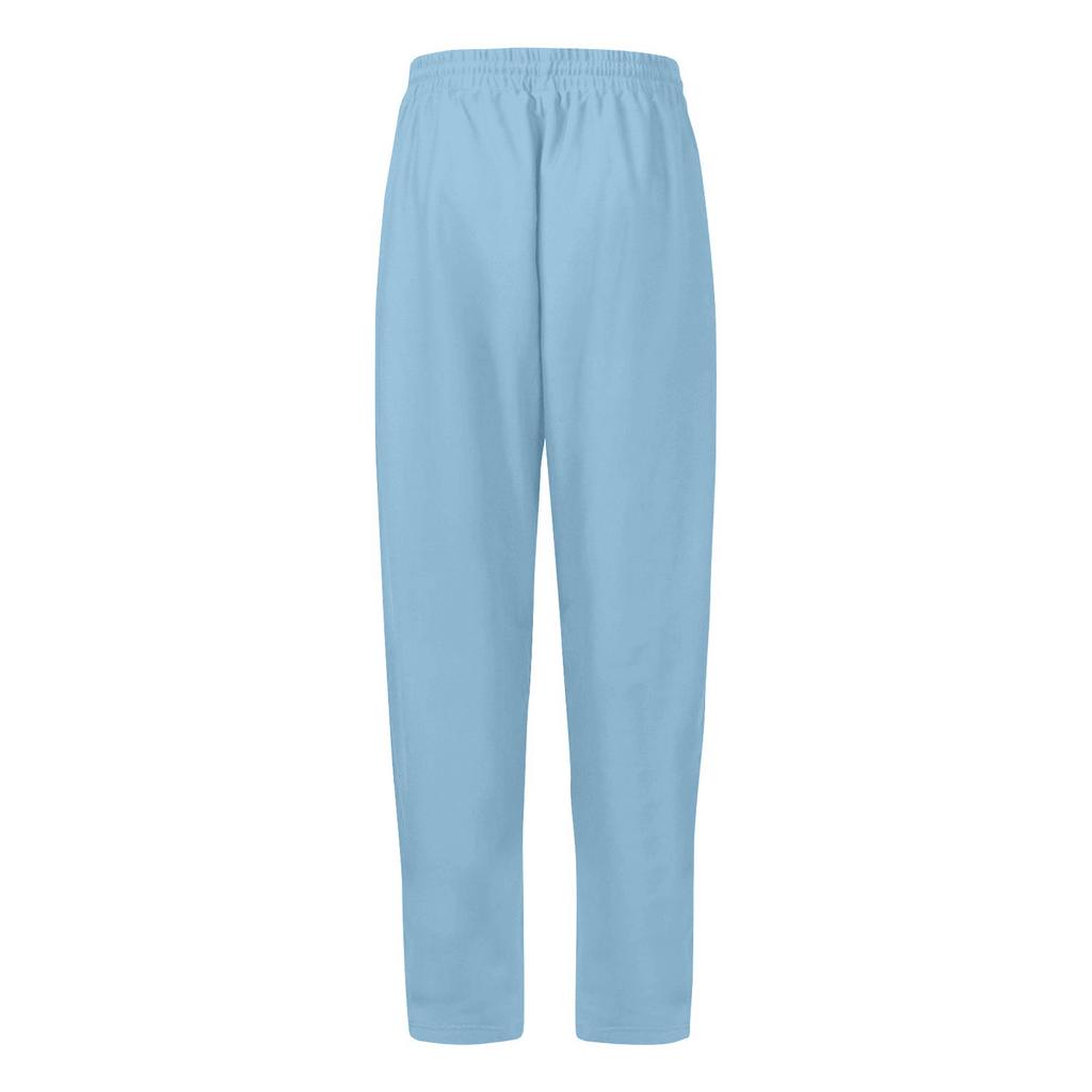 Damen Winter Jogginghose Farbe Lässige Hose Damen Fleece-Jogginghose Weiter Bein Gerade Hose