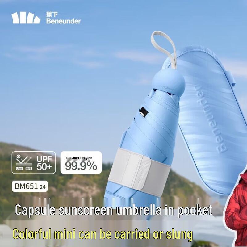 Beneunder Five-Fold Capsule Sun Umbrella