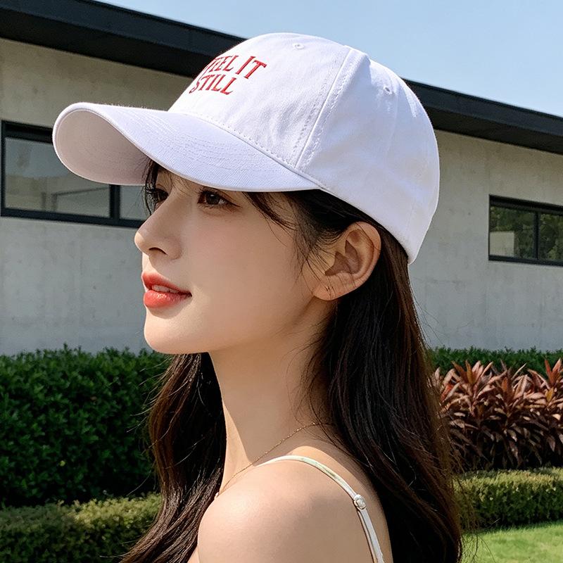 Fashion Hat Korean version of men's and women's versatile baseball cap, wide brim, small hat, sun protection hat, women's visor, summer cap