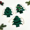 2026 New Atmosphere Christmas Tree Shaped Drawstring Gift Bags Christmas Tree Decoration Gift Bags